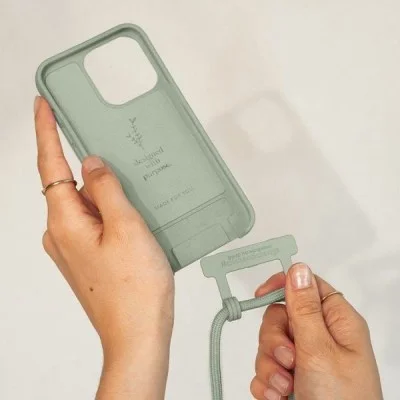Cover Iphone 14 Pro Woodcessories - Green